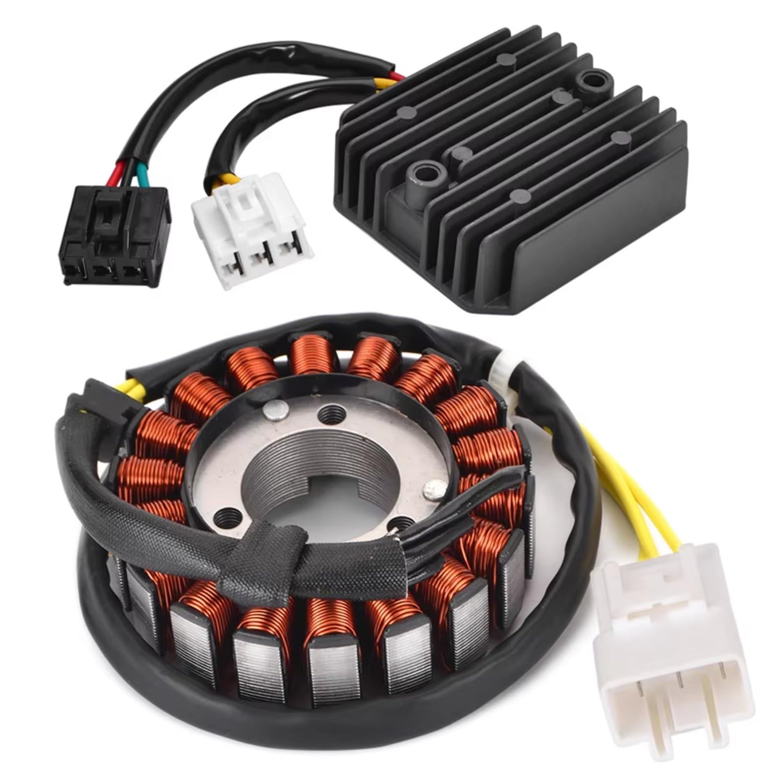 IUKMRT Stator Zündspule Für SH125 Für SH150 2005-2012 PS125 PS150 2006-2010 Stator Spule + Spannungsreglergleichrichter Zündstatorspule(B) von IUKMRT