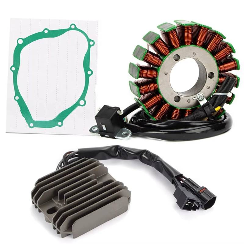 IUKMRT Stator Zündspule Für Suzuki Für DL650 Für V-Strom Für SV650 DL Für SV 650 2003-2012 Motorrad Stator Spule & Regler Rectifier Mit Dichtung Zündstatorspule(A) von IUKMRT