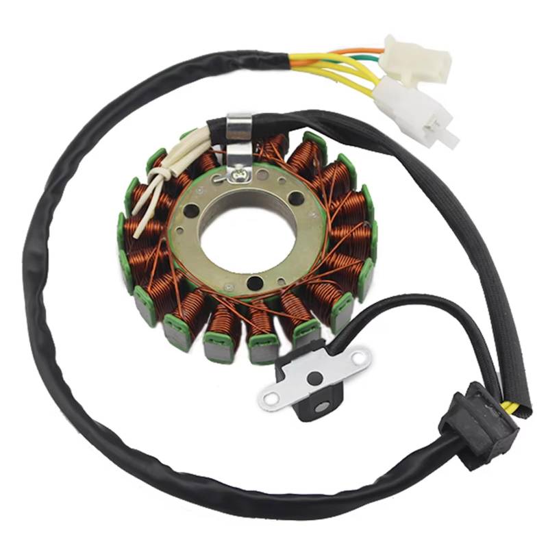 IUKMRT Stator Zündspule Für Suzuki Für GN250 1982-2001 Für TU250 1997-2002 2003 2004 2005 2006 32101-38302 Motorrad Magnetor Stator Spule Lichtmaschine Generator Zündstatorspule von IUKMRT