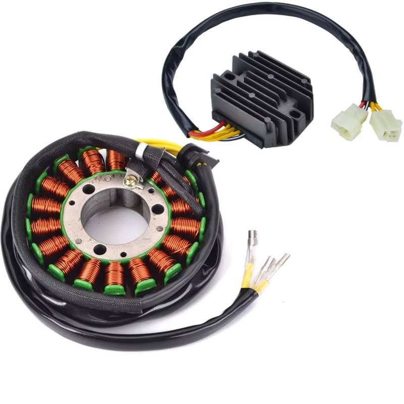 IUKMRT Stator Zündspule Für Suzuki Für GS500 Für GS500E Für GS500ET 1989-1999 2000 Mit Dichtung Motor Stator Spule + Spannungsreglergleichrichter Zündstatorspule(D) von IUKMRT