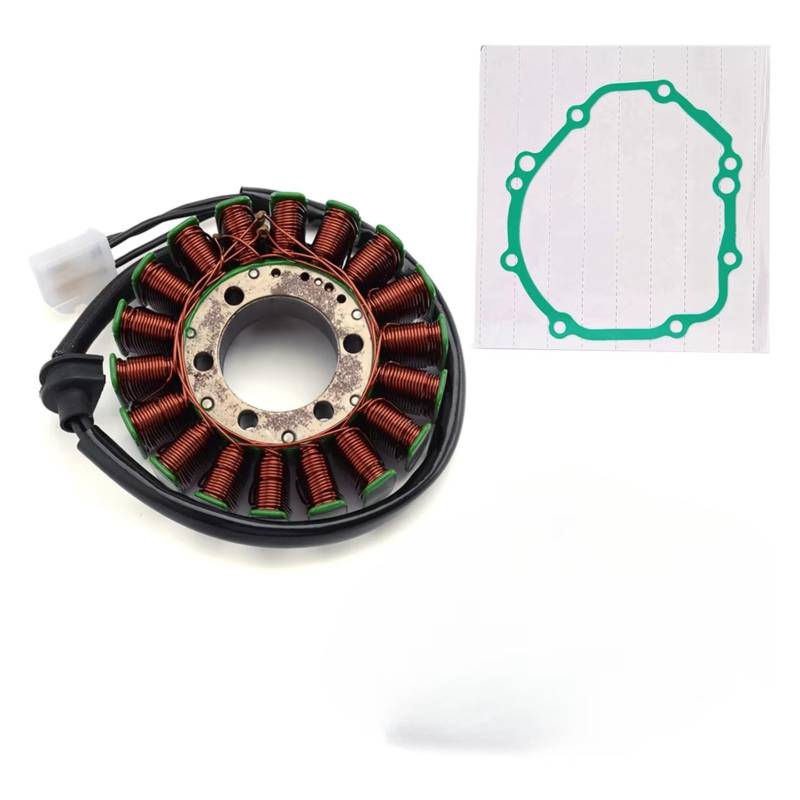 IUKMRT Stator Zündspule Für Suzuki Für GSR Für GSXS 750 Für GSX-S750 Z Special Edition 2018 Motorrad Regler Gleichrichter Stator Spule Dichtung Zündstatorspule(B) von IUKMRT