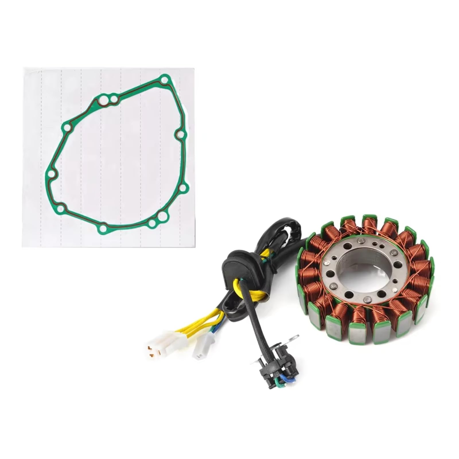 IUKMRT Stator Zündspule Für Suzuki Für GSX 1300 RZ R Für GSX1300 Für Hayabusa 1300 1999-2007 Mit Dichtung Motor Stator Spule + Spannung Regler Gleichrichter Zündstatorspule(B) von IUKMRT