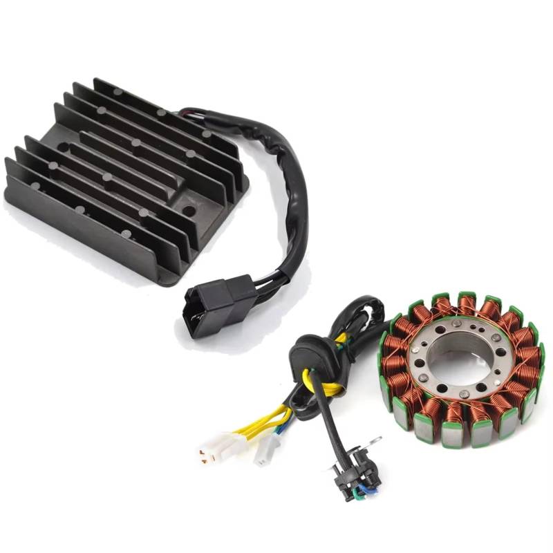 IUKMRT Stator Zündspule Für Suzuki Für GSX 1300 RZ R Für GSX1300 Für Hayabusa 1300 1999-2007 Mit Dichtung Motor Stator Spule + Spannung Regler Gleichrichter Zündstatorspule(D) von IUKMRT