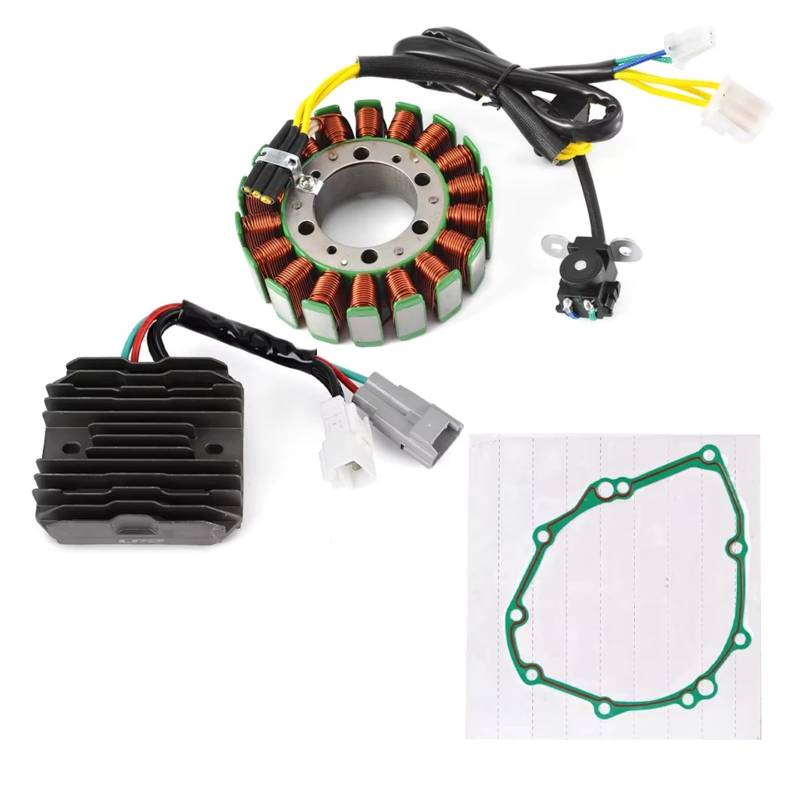 IUKMRT Stator Zündspule Für Suzuki Für GSX1300R Für GSX1300 Für Hayabusa 1300 2013-2019 Motorrad Stator Spule Regler Rectifier Dichtung Zündstatorspule von IUKMRT