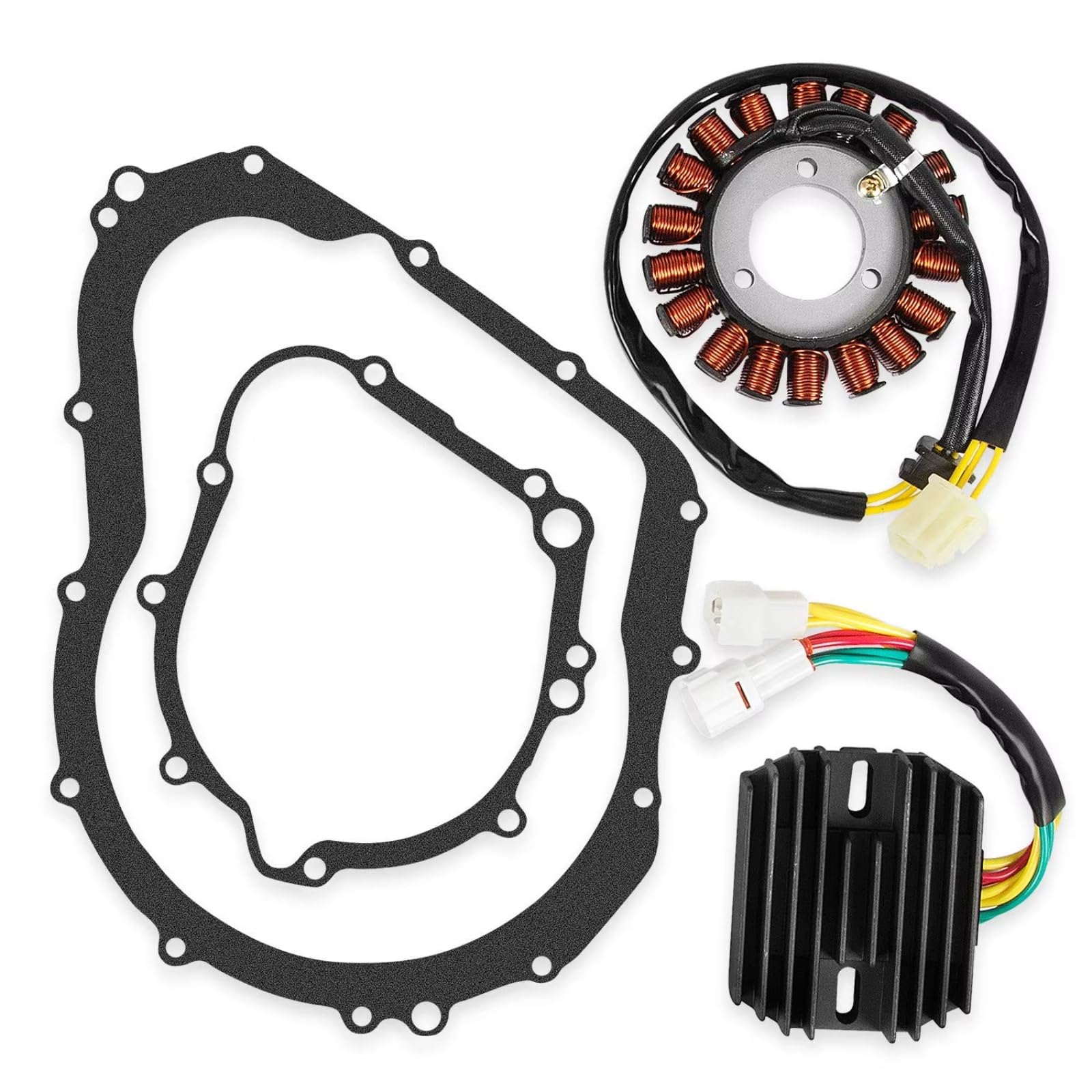 IUKMRT Stator Zündspule Für Suzuki Für GSXR 600 750 2006-2012 Stator Mit Regler Gleichrichter Mit Dichtung Kit Zündstatorspule IUKMRT Stator Zündspule Für Suzuki Für GSXR 600 750 2006-2012 Stator Mit Regler Gleichrichter Mit Dichtung Kit Zündstatorspule von IUKMRT