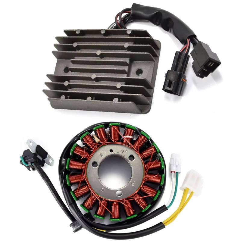 IUKMRT Stator Zündspule Für Suzuki Für SV650 2017-2022 ABS Für SV650X Für SFV650 Für Gladius 2009-2015 Motorrad Stator Spule & Regler Gleichrichter Mit Dichtung Zündstatorspule(A) von IUKMRT