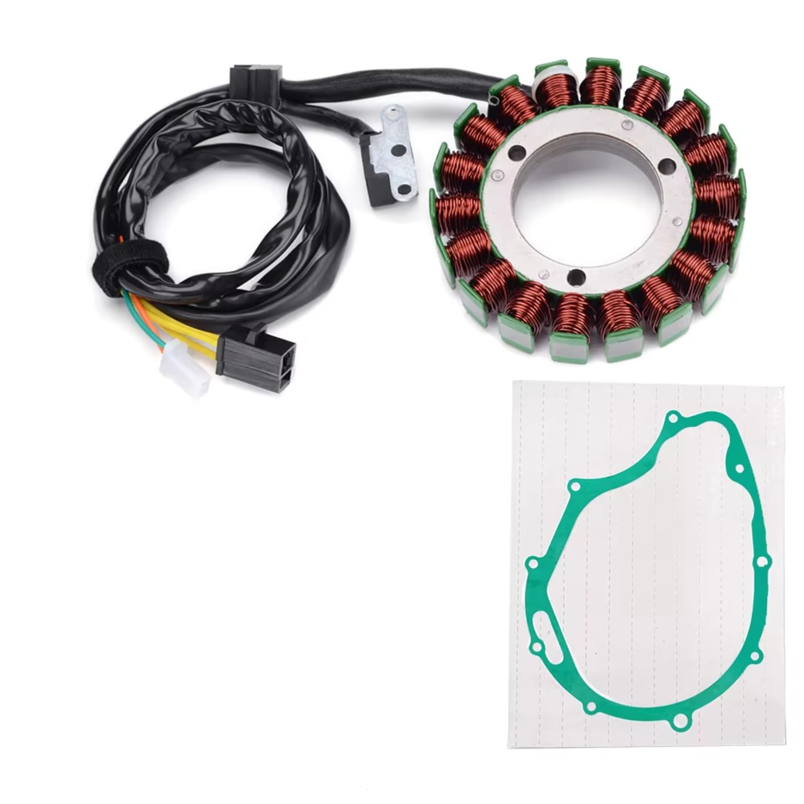 IUKMRT Stator Zündspule Für Suzuki LS400 LS650 Für Savage 1986-2004 Für Boulevard S40 2005-2019 Mit Dichtung Motor Stator Spule + Spannungsreglergleichrichter Zündstatorspule(C) von IUKMRT