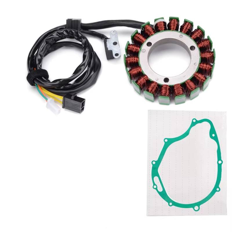 IUKMRT Stator Zündspule Für Suzuki LS400 LS650 Für Savage 1986-2004 Für Boulevard S40 2005-2019 Mit Dichtung Motor Stator Spule + Spannungsreglergleichrichter Zündstatorspule(C) von IUKMRT