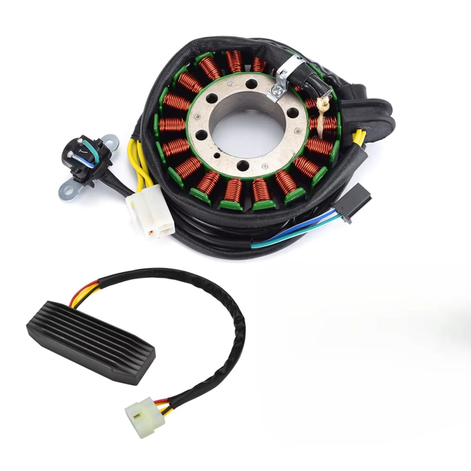 IUKMRT Stator Zündspule Für Suzuki VS600 VS800 Für VS600GL Für Intruder 600 800 1992-1997 Motorrad Magneto Stator Spule Gleichrichter Mit Dichtung Zündstatorspule(Coil Rectifier) von IUKMRT