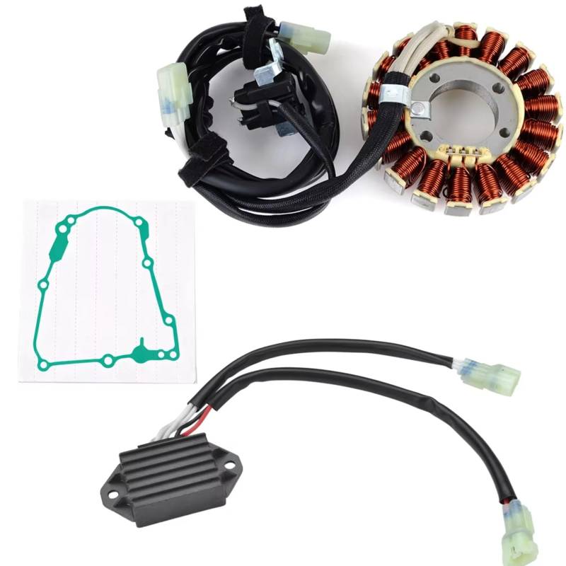IUKMRT Stator Zündspule Für WR450F 2012 2013 2014 2015 Mit Dichtung Motor Stator Spule + Spannungsreglergleichrichter Zündstatorspule(A) von IUKMRT