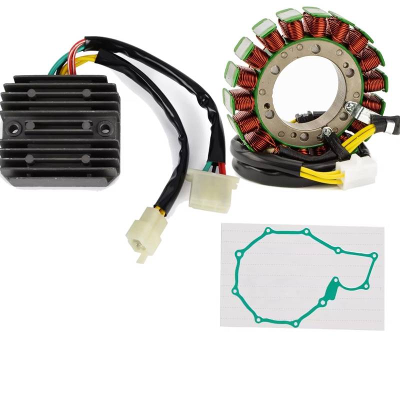 IUKMRT Stator Zündspule Für XRV650 Für Afrika Für Twin RD03 1988-1989 Motorrad Stator Spule Regler Rectifier Dichtung Zündstatorspule(R) von IUKMRT