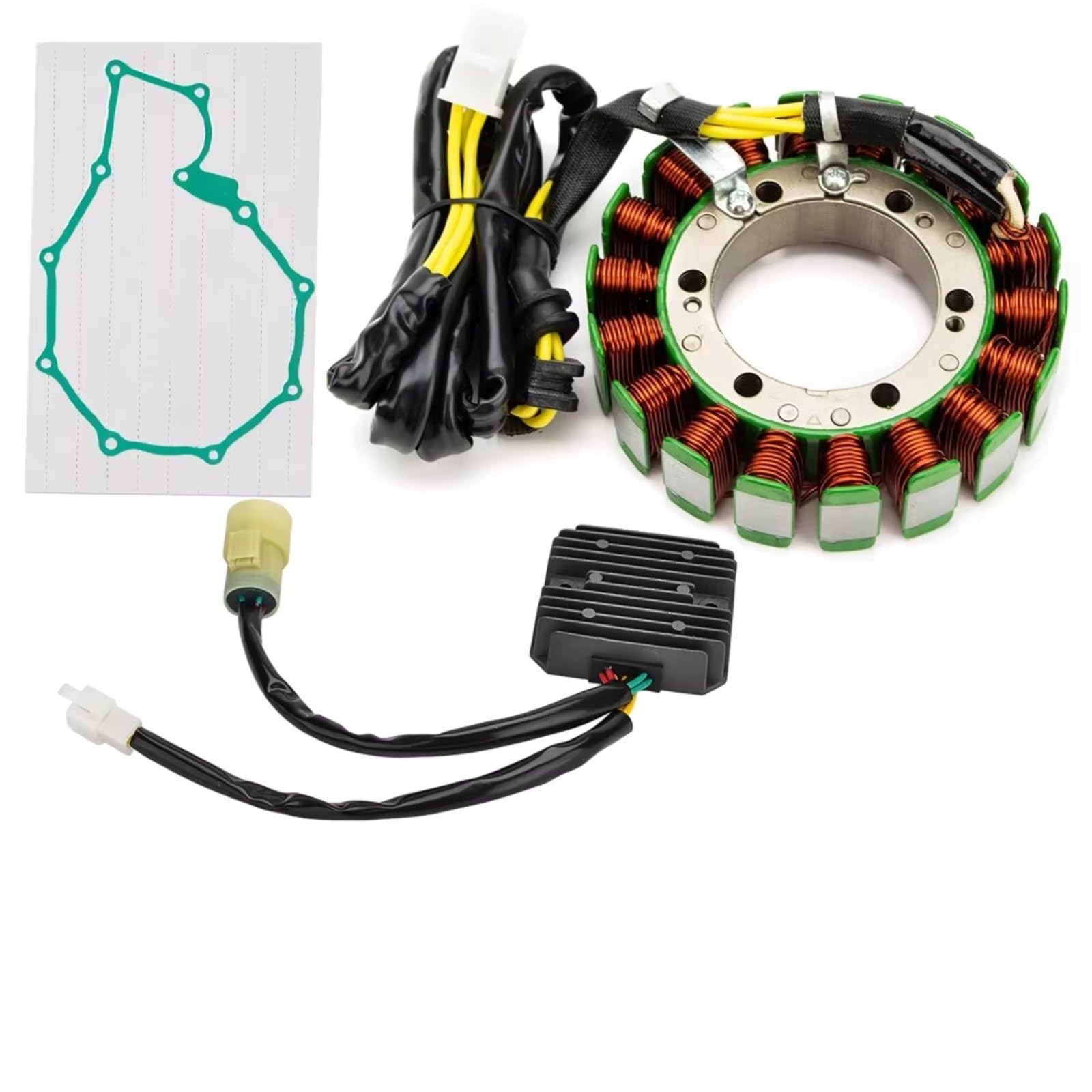 IUKMRT Stator Zündspule Für XRV750 RD07 Für Afrika Für Twin 1993-2002 2003 Mit Dichtung Motor Stator Spule + Spannungsreglergleichrichter Zündstatorspule(A) von IUKMRT