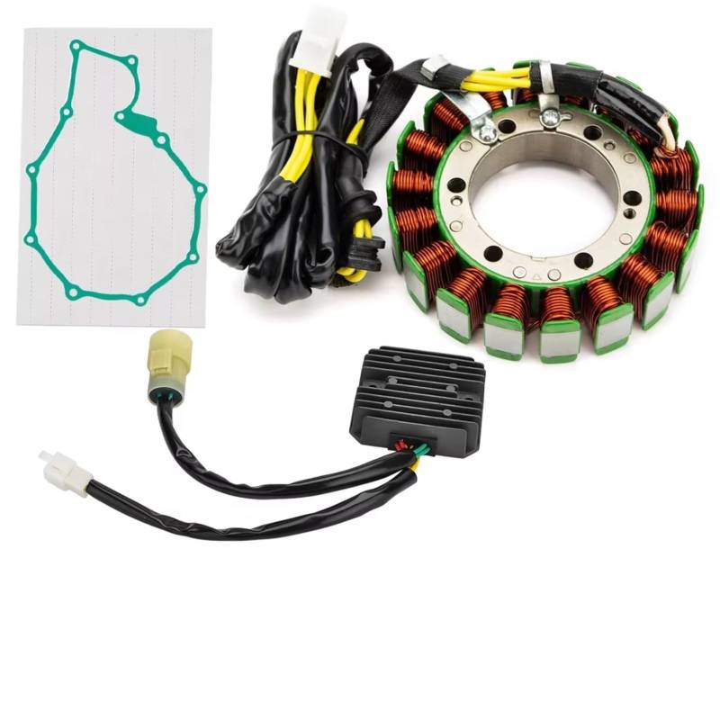 IUKMRT Stator Zündspule Für XRV750 RD07 Für Afrika Für Twin 1993-2002 2003 Mit Dichtung Motor Stator Spule + Spannungsreglergleichrichter Zündstatorspule(A) von IUKMRT