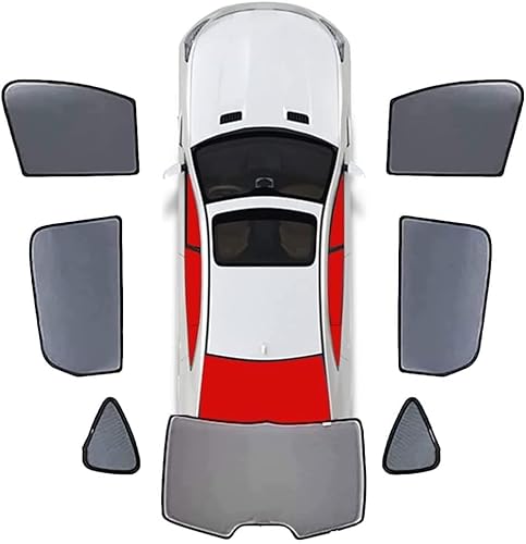 Auto Fenster Sonnenschutz Für VW ID3 2021-2024, Magnetisch Sonnenschutz Vorhang UV Schutz Seiten Sonnenblenden Protection Accessories,E/Wholecar 7pieces Auto Fenster Sonnenschutz Für VW ID3 2021-2024, Magnetisch Sonnenschutz Vorhang UV Schutz Seiten Sonnenblenden Protection Accessories,E/Wholecar 7pieces von IUKTHHJOR
