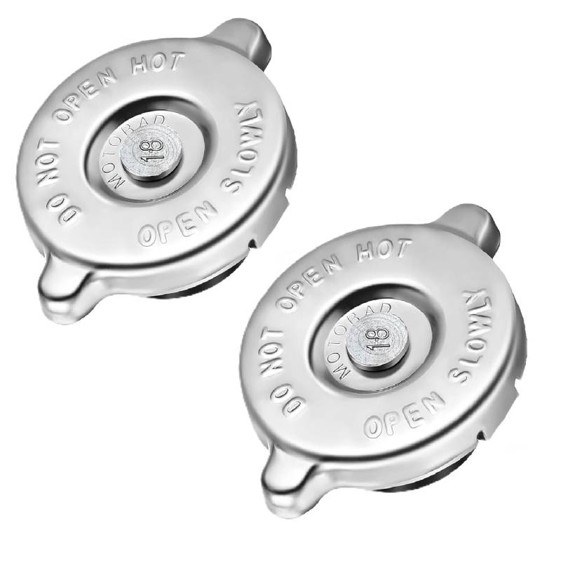 IUSOT 18PSI 2Stücke Kühlerdeckelsicherheitskühlerdeckel, Autozubehörkühlerverschlussdeckel Für Kühlerausgleichsbehälter, Universeller Kühlmittelbehälterdeckel Für Dauerhafte Abdichtung Des Von von IUSOT