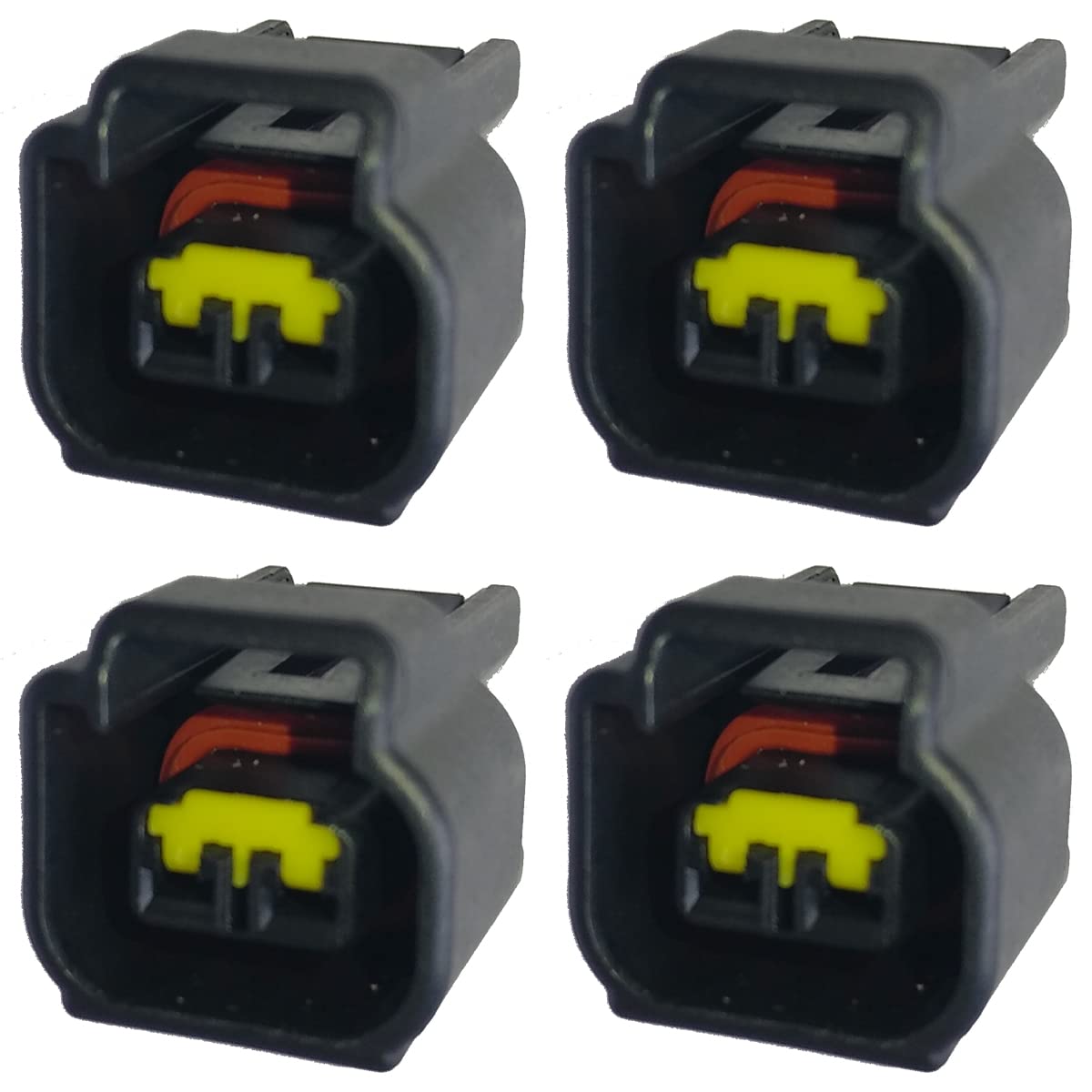 KFZ Ersatz Stecker – Zündspule Benziner – SU/YA (4 x FEMALE) FW-C-2F-B - Für: 129700-3881, 129700-4510 von IUSOT