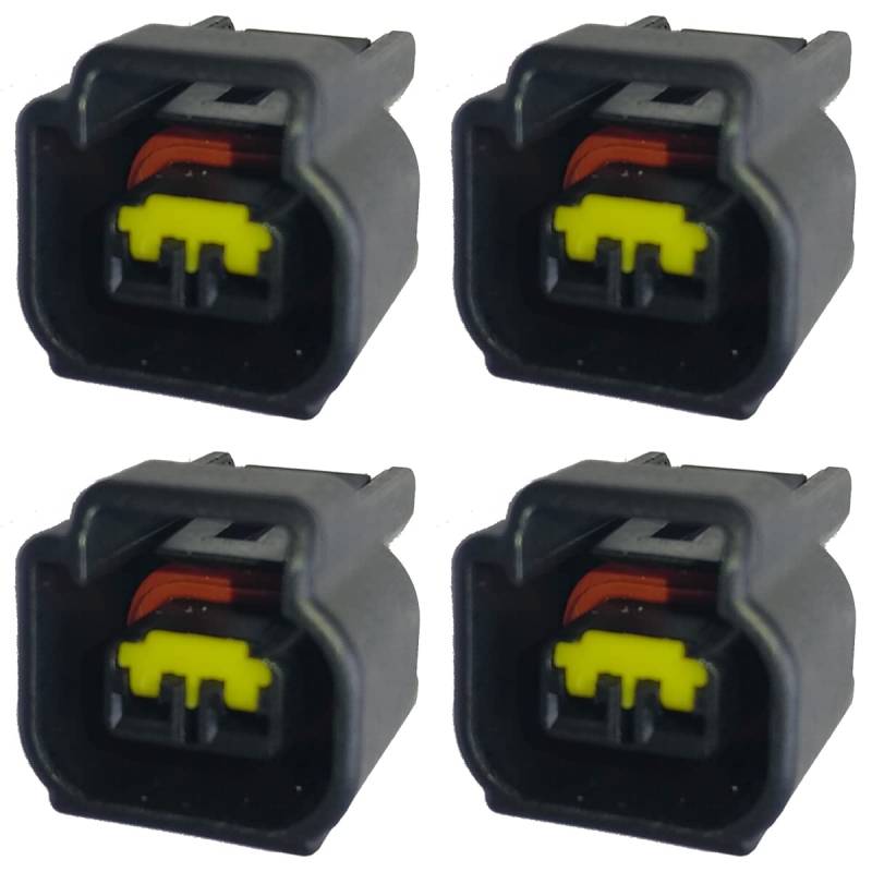 KFZ Ersatz Stecker – Zündspule Benziner – SU/YA (4 x FEMALE) FW-C-2F-B - Für: 129700-3881, 129700-4510 von IUSOT