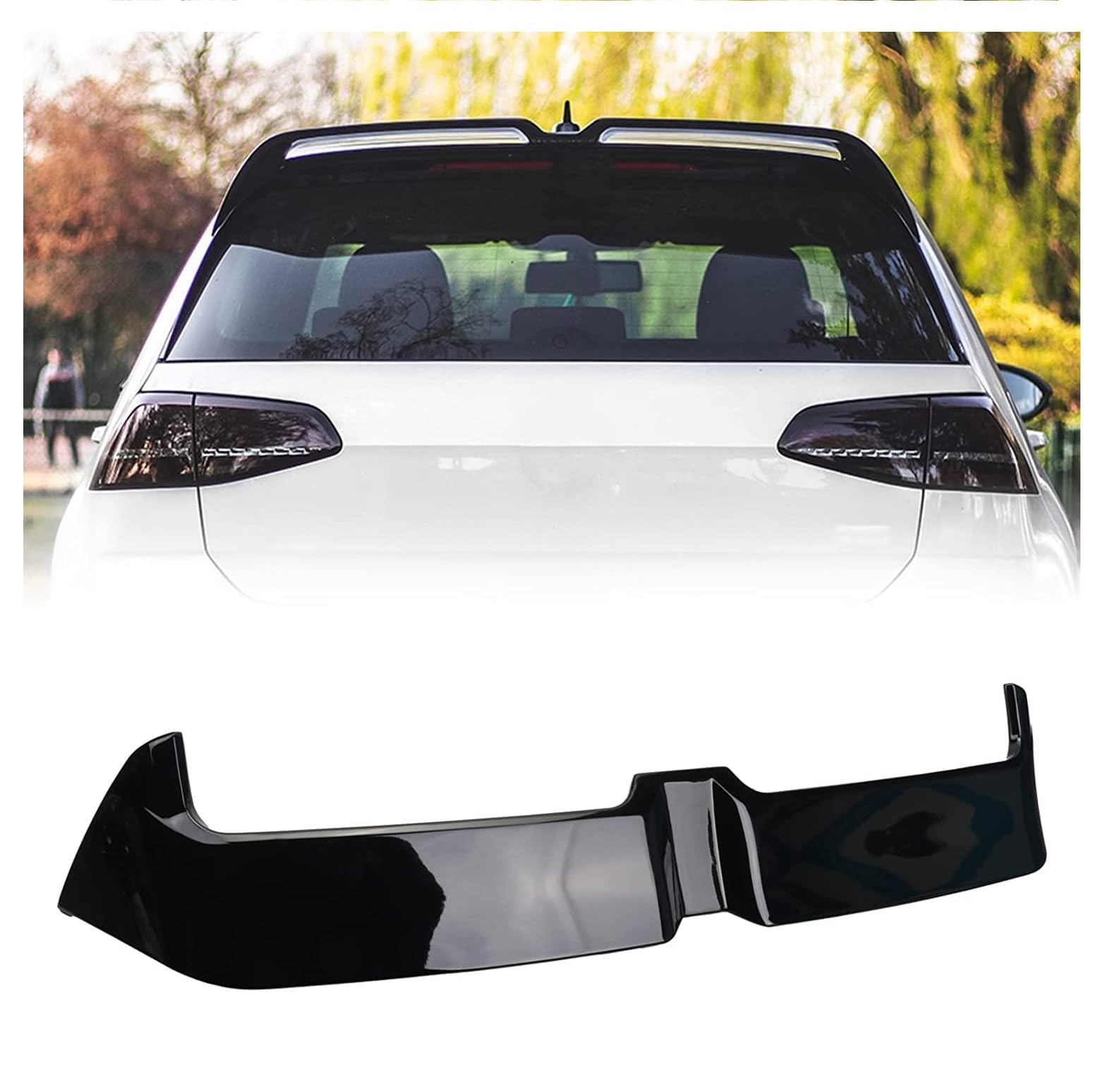 NirWa Auto Heckspoiler für VW Golf 7 MK7 VII 7.5 R-Line 2014-2020,Spoiler,Deflektor Hinterer Spolierflügel Auto Heckflügel-Dekoration Fensteroberlippe Auto Tuning Zubehör NirWa Auto Heckspoiler für VW Golf 7 MK7 VII 7.5 R-Line 2014-2020,Spoiler,Deflektor Hinterer Spolierflügel Auto Heckflügel-Dekoration Fensteroberlippe Auto Tuning Zubehör von IUSOT