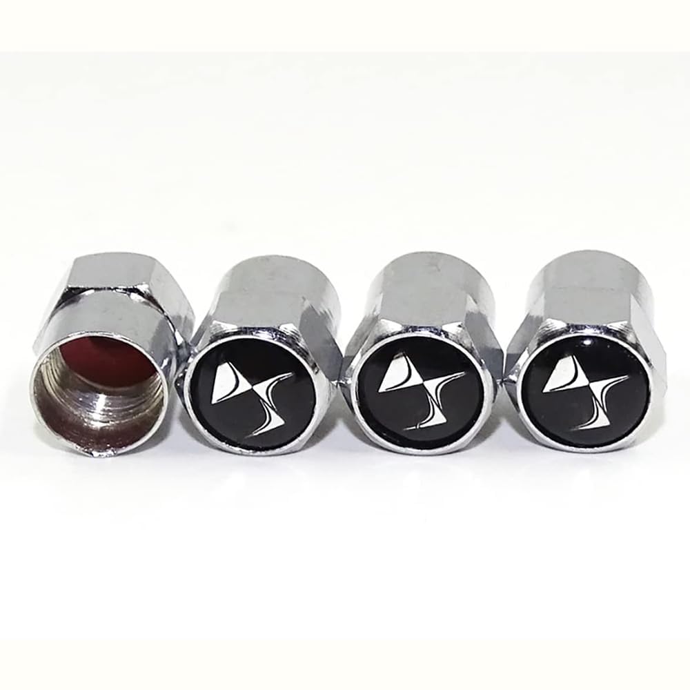 OBABO 4 Stück Auto Ventilkappen für DS DS3 DS4 DS5 DS7 DS9,Ventile Kappe Valve Caps mit Kennzeichnung Stabilen Reifendruck Rostfrei Reifen Zubehör OBABO 4 Stück Auto Ventilkappen für DS DS3 DS4 DS5 DS7 DS9,Ventile Kappe Valve Caps mit Kennzeichnung Stabilen Reifendruck Rostfrei Reifen Zubehör von IUSOT