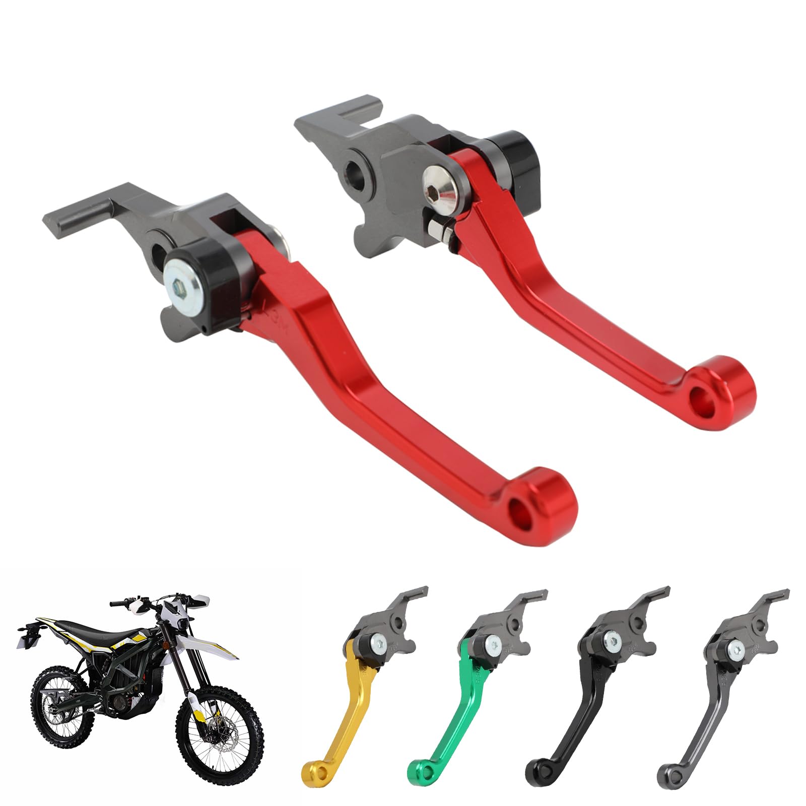 IUVWISN Sur Ron Bremshebel für Ultra Bee Pivot Einstellbar Surron UltraBee Bremshebel Set CNC Elektro Dirt Bike Bremshebel Rot IUVWISN Sur Ron Bremshebel für Ultra Bee Pivot Einstellbar Surron UltraBee Bremshebel Set CNC Elektro Dirt Bike Bremshebel Rot von IUVWISN