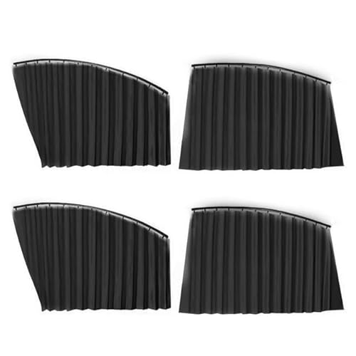 Auto Trennwand Sichtschutzvorhänge, für Land Rover Defender 90 110 2020 2021 2022 2023 Sitz-Trennvorhang abnehmbare Verdunkelung Sichtschutzvorhänge Camping Vorhänge,4Pcs Set-B von IUYTGTR