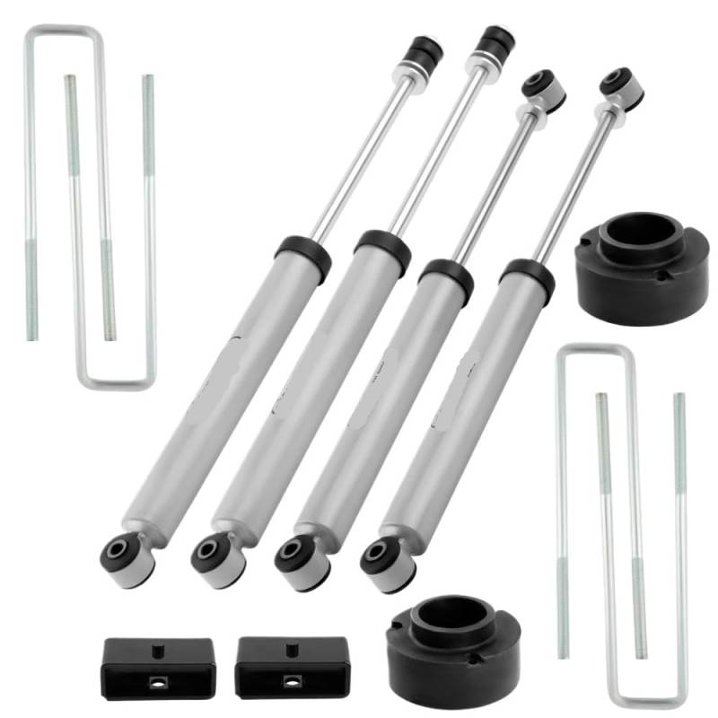 2,5-Zoll-Federungsliftkit für 1994-2001 Ram 1500 4WD mit Stoßdämpfer und Spulenabstandshaltern von IVLAZLRG