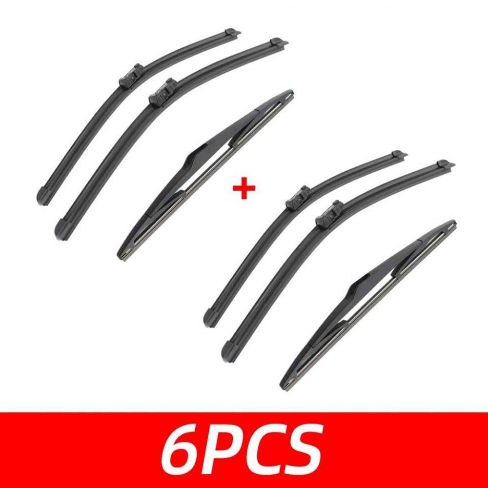 3PCS Universal Car Wiper für i30 i30 CW 2007 bis 2009 vorne und hinten Autozubehör(6 PCS) von IVLAZLRG