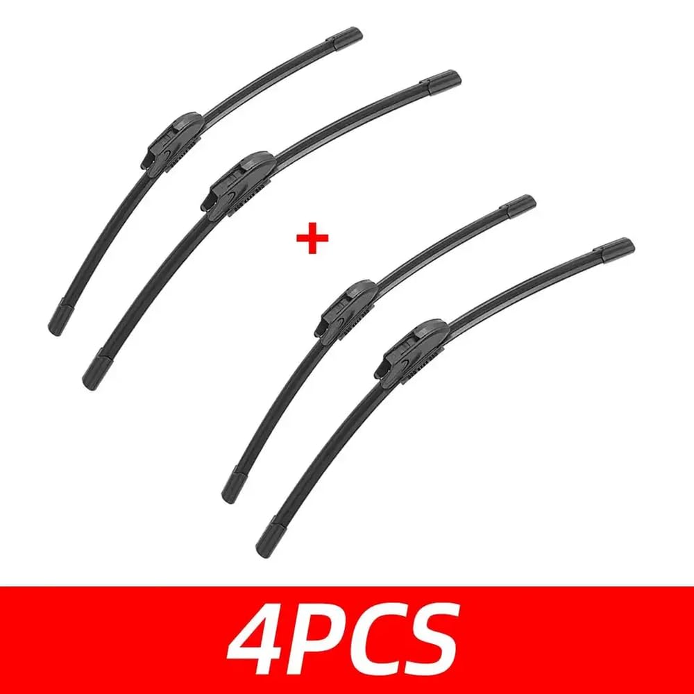 3PCS-Wischer-Set für 2002-2012 Fusion vorne und hintere Windschutzscheiben-Scheibenwischer Autozubehör kompatibel(4 PCS) von IVLAZLRG