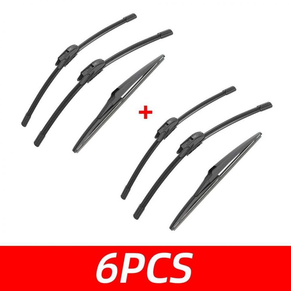 3PCS -Wischer für Fortuner An50 AN60 2004 bis 2015 Kompatible vordere und hintere Scheibenwischer Autozubehör(6 PCS) von IVLAZLRG