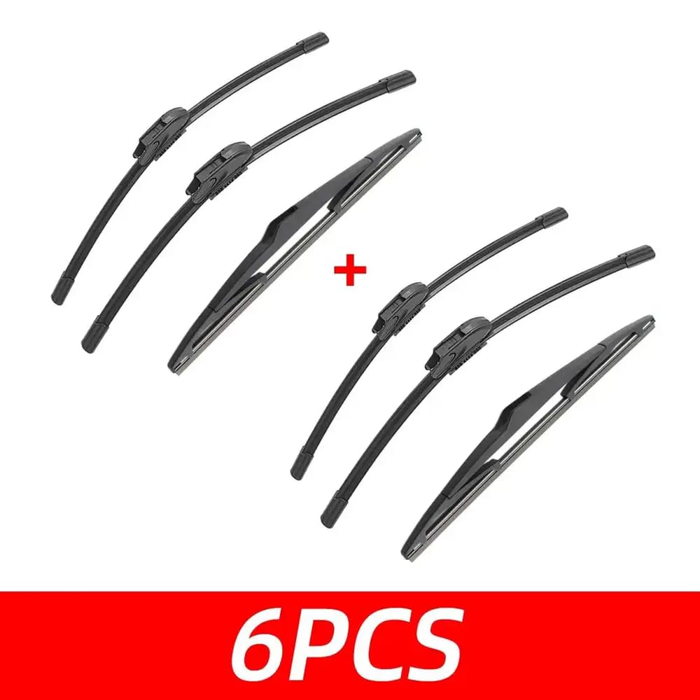 3pcs Wiper kompatibel mit picanto TA mk2 2011 bis 2017 vordere und hintere Windschutzscheiben -Wischer -Autozubehör(6 PCS) von IVLAZLRG