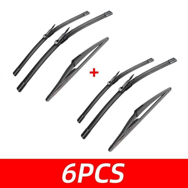 3pcs vordere und hintere Scheibenwischer kompatibel mit Autozubehör für 2012-2015(6 PCS) von IVLAZLRG