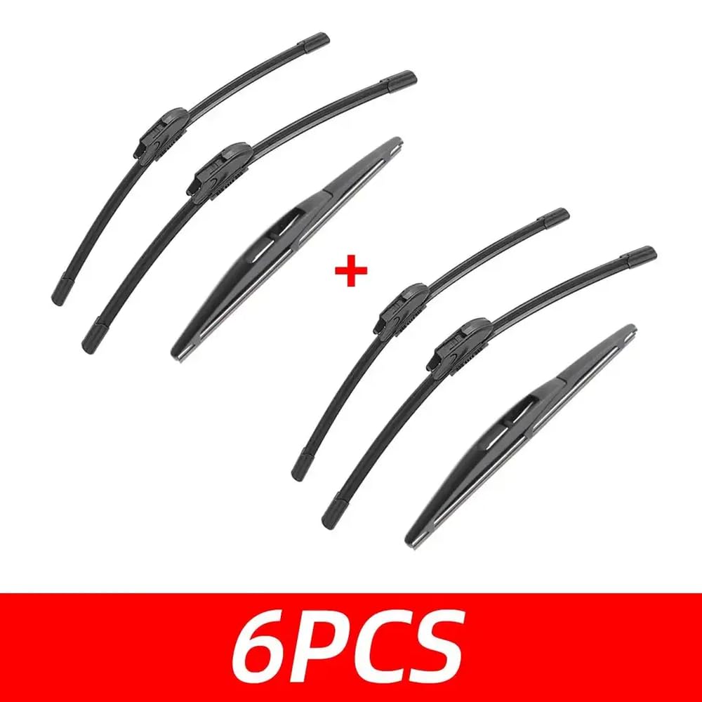 3pcs vordere und hintere Scheibenwischer kompatibel mit MK2 -Modellen 2005 bis 2017 Autozubehör(6 PCS) von IVLAZLRG