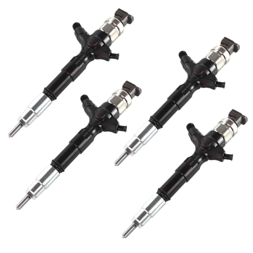 4x Dieselinjektor kompatibel mit und Prado 1KD-FTV 3.0L Euro 4 Modelle Ersatz für 095000-7780 095000-5920 23670-30280 23670-39316 095000-7030 4x Dieselinjektor kompatibel mit und Prado 1KD-FTV 3.0L Euro 4 Modelle Ersatz für 095000-7780 095000-5920 23670-30280 23670-39316 095000-7030 von IVLAZLRG