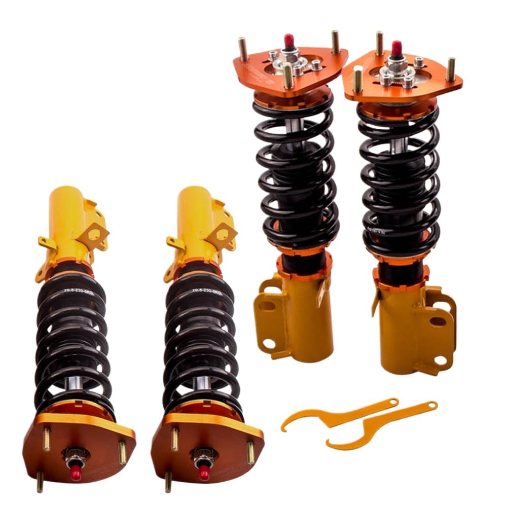 Adj Damper Coilover Suspensions -Kits kompatibel mit E90 E100 E110 AE92 AE101 AE111 -Modelle von 1989 bis 1998 vordere und hintere Stoßdämpfer Adj Damper Coilover Suspensions -Kits kompatibel mit E90 E100 E110 AE92 AE101 AE111 -Modelle von 1989 bis 1998 vordere und hintere Stoßdämpfer von IVLAZLRG