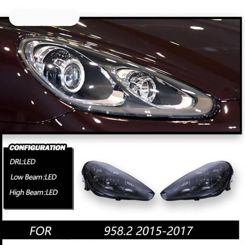 Auto -LED -Scheinwerferkompatibel mit 958.2 2015 bis 2017 Easy Plug & Play Matrix Design Accessoires von IVLAZLRG