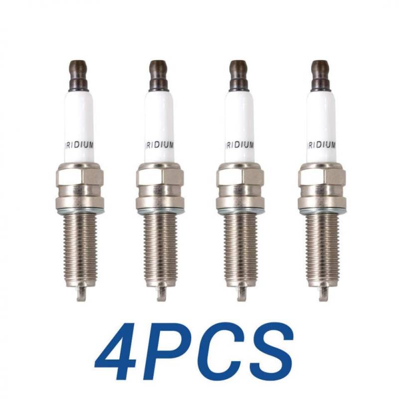 Automobilmotorrad -Zündung Iridium Platinum -Zündkerze kompatibel mit SXU22HDR8 RER6WYPB YR5NI332S LDK8RTIP(4 Pieces with Box) von IVLAZLRG