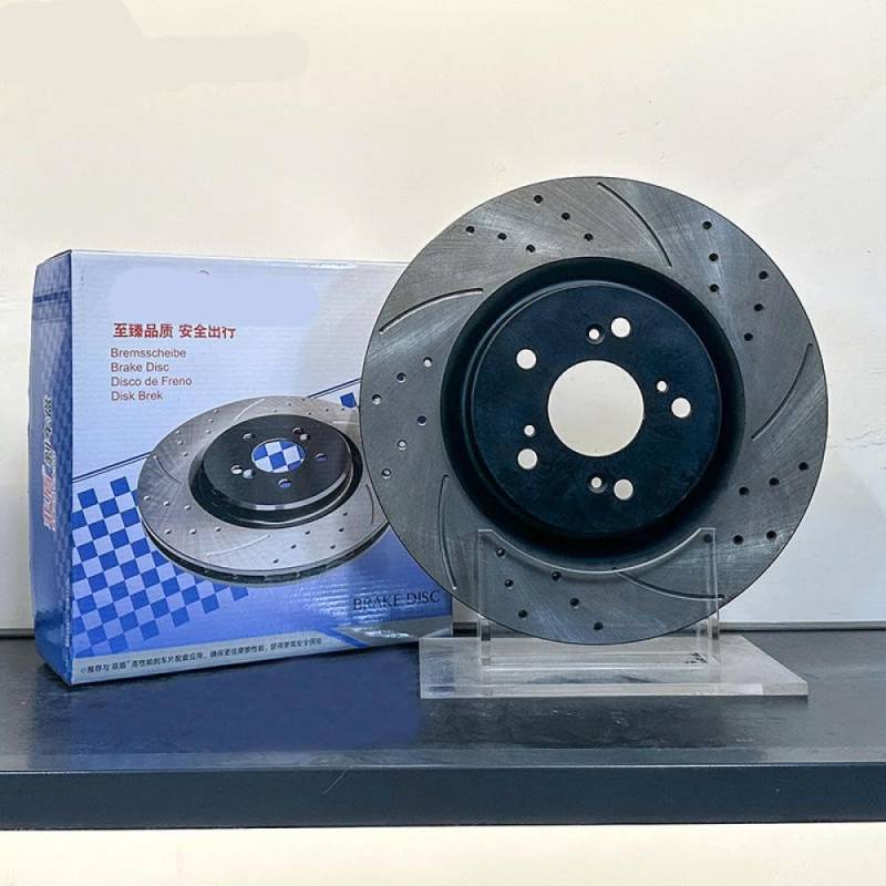 Bohrte schlitzte kein Geräuschbremsscheibensystem für 2013 und 2016 Explorer 2.0- und 3.5 -Modelle(Black) von IVLAZLRG