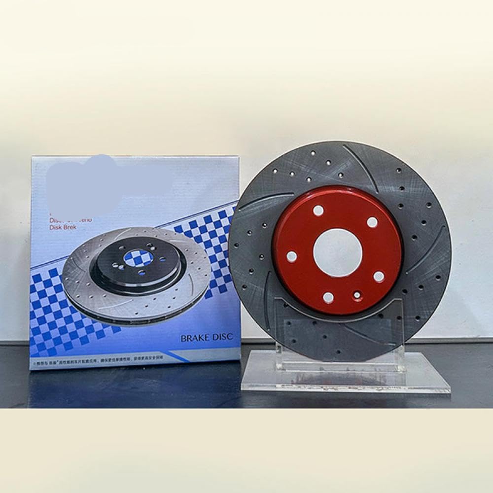 Bohrte schlitzte kein Geräuschbremsscheibensystem für 2013 und 2016 Explorer 2.0- und 3.5 -Modelle(Red) von IVLAZLRG