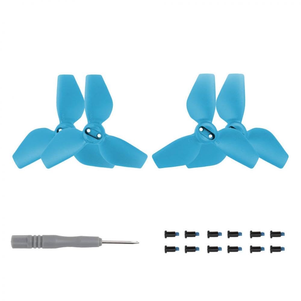 Bunte -kompatibel mit Neo Leichtgewichts -Drohnen -Fans Schnellveröffentlichungsrequisiten für NEO -Zubehör(2 Pair blue) von IVLAZLRG