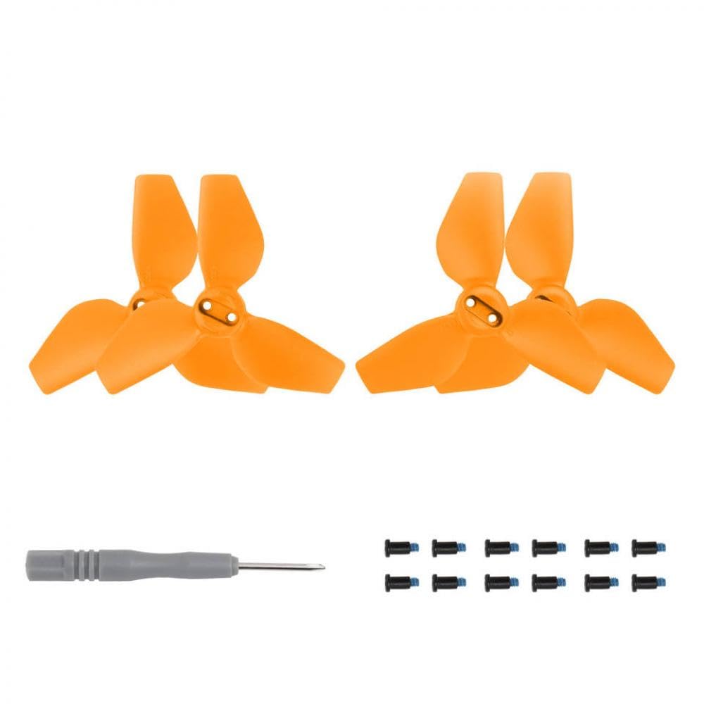Bunte -kompatibel mit Neo Leichtgewichts -Drohnen -Fans Schnellveröffentlichungsrequisiten für NEO -Zubehör(2 Pair orange) von IVLAZLRG