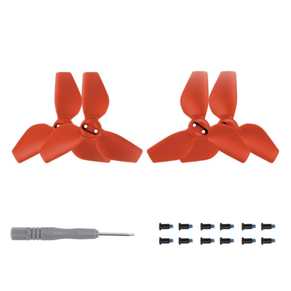 Bunte -kompatibel mit Neo Leichtgewichts -Drohnen -Fans Schnellveröffentlichungsrequisiten für NEO -Zubehör(2 Pair red) von IVLAZLRG