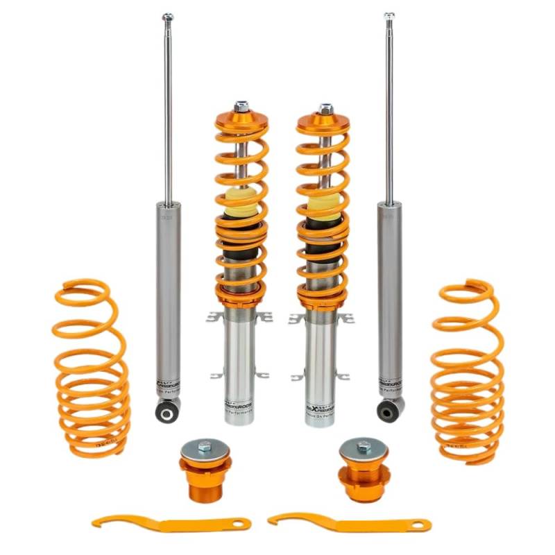 Coilover Suspension für MKIV MK4 SEAT LEON 1M1 1,8T 1,9 TDI 2,3V5 kompatibel mit Käfer FWD 1998 bis 2010 von IVLAZLRG