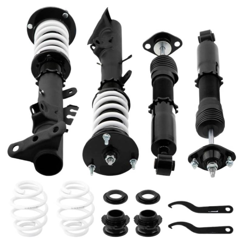 Coilover Suspensions-Kits für 3 Serien E36 kompatibel mit 318i 318IS 318IC 323i 323IC 323IS 1992-1999 Schocks und Quellen Set Set von IVLAZLRG