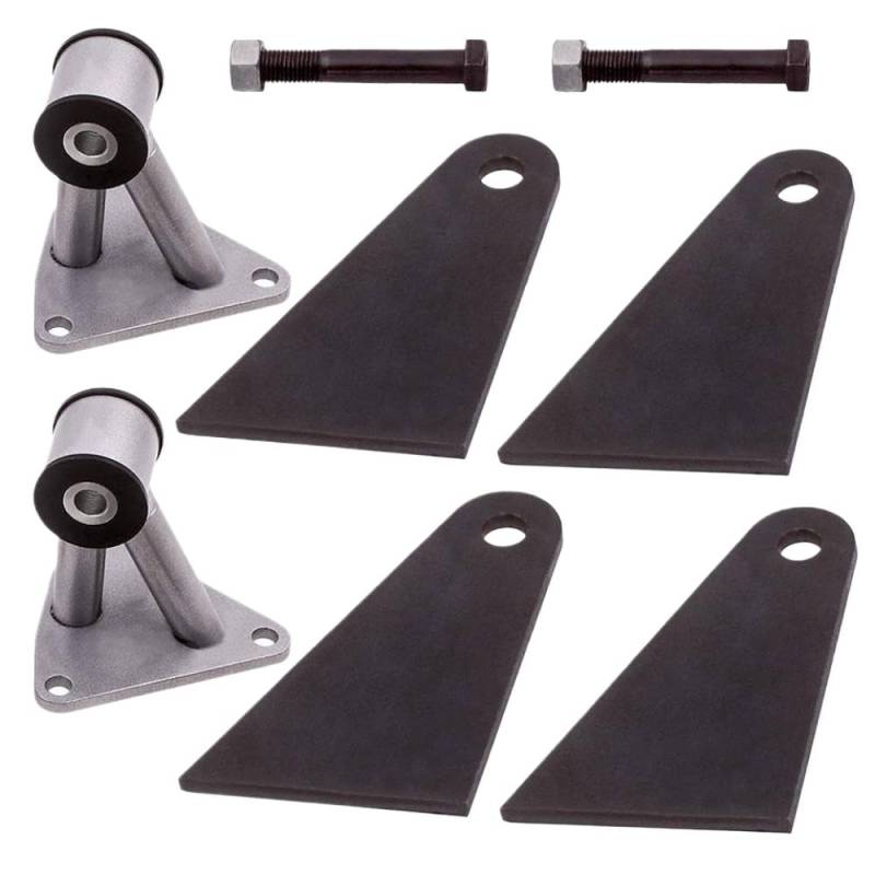 Die mit SBC kompatibele Motorhalterungshalterung umfasst Hardware- und Buchsenstahlkonstruktionen für - BBC SBC 350 396 454 Motoren von IVLAZLRG