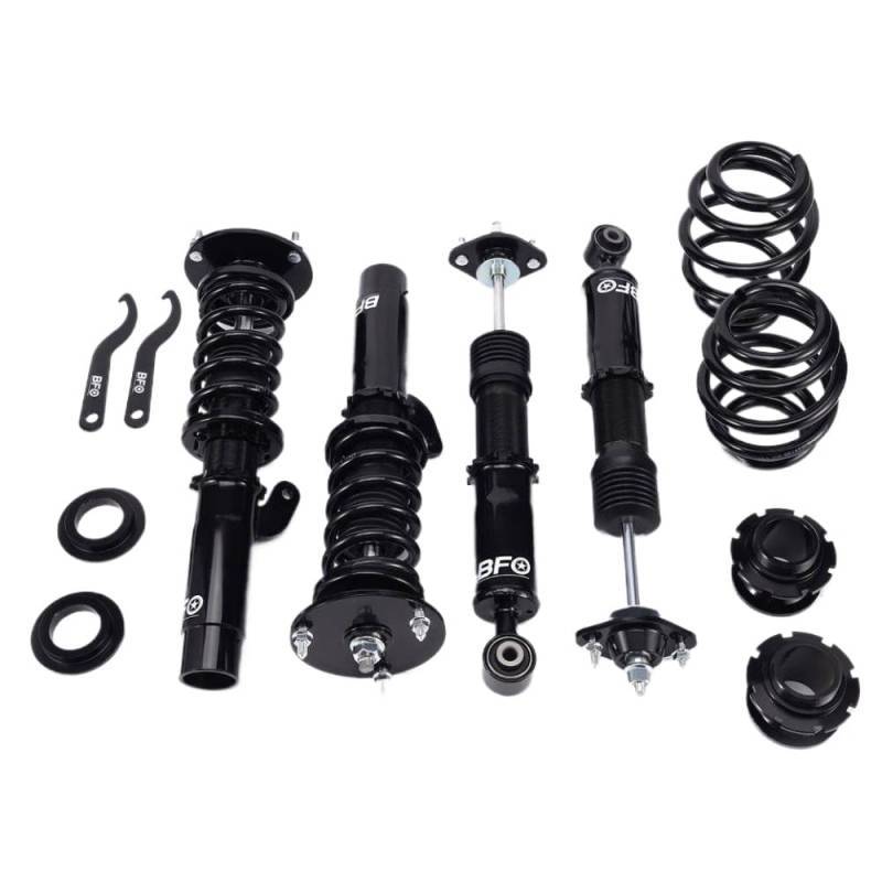 Einstellbare Coilover -Federkits kompatibel mit E46 3 Serie 316i 320i 323i 325i 328i 330i vorne und hintere Stoßdämpfer von IVLAZLRG