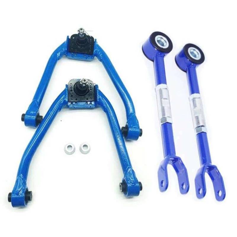 Einstellbare vordere und hintere Sturzkit zur Kompatibilität mit und 350Z 03-07(Blue) von IVLAZLRG