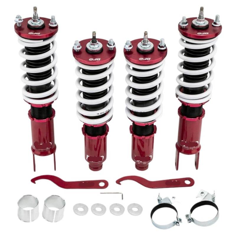 Einstellbarer Coilover Feder-Dämpfer-Suspensionssystem 24 Wege für kompatible Bürger EK EJ 1996-2000 und z. B. Integra DC2 92-95 94-01 von IVLAZLRG
