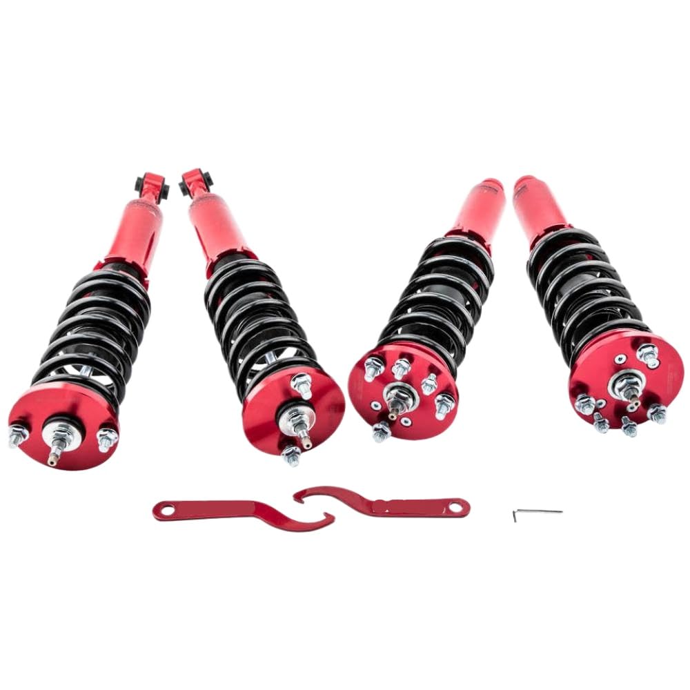 Einstellbares 24 -Wege -Dämpfer -Coilover -Suspensions -Kit für kompatible Akkordmodelle 2003 bis 2007 Spulenfeder -Stoßdrost -Strutsystem Einstellbares 24 -Wege -Dämpfer -Coilover -Suspensions -Kit für kompatible Akkordmodelle 2003 bis 2007 Spulenfeder -Stoßdrost -Strutsystem von IVLAZLRG
