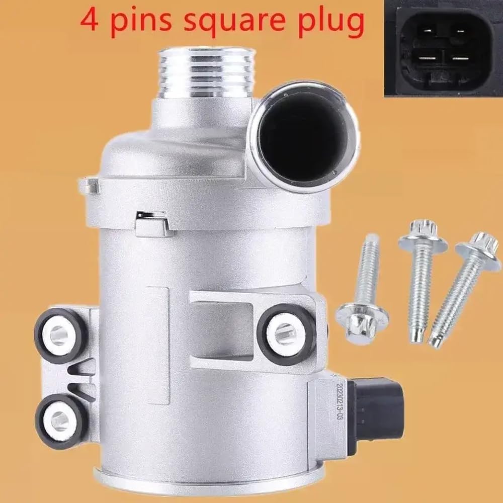 Elektrische Wasserpumpe kompatibel mit Modellen F20 F22 F30 F31 F34 F35 F11 F11 x1 x3 x5 316i 320i 335i 528i OEM 11517597715 11518635089(Square plug) von IVLAZLRG