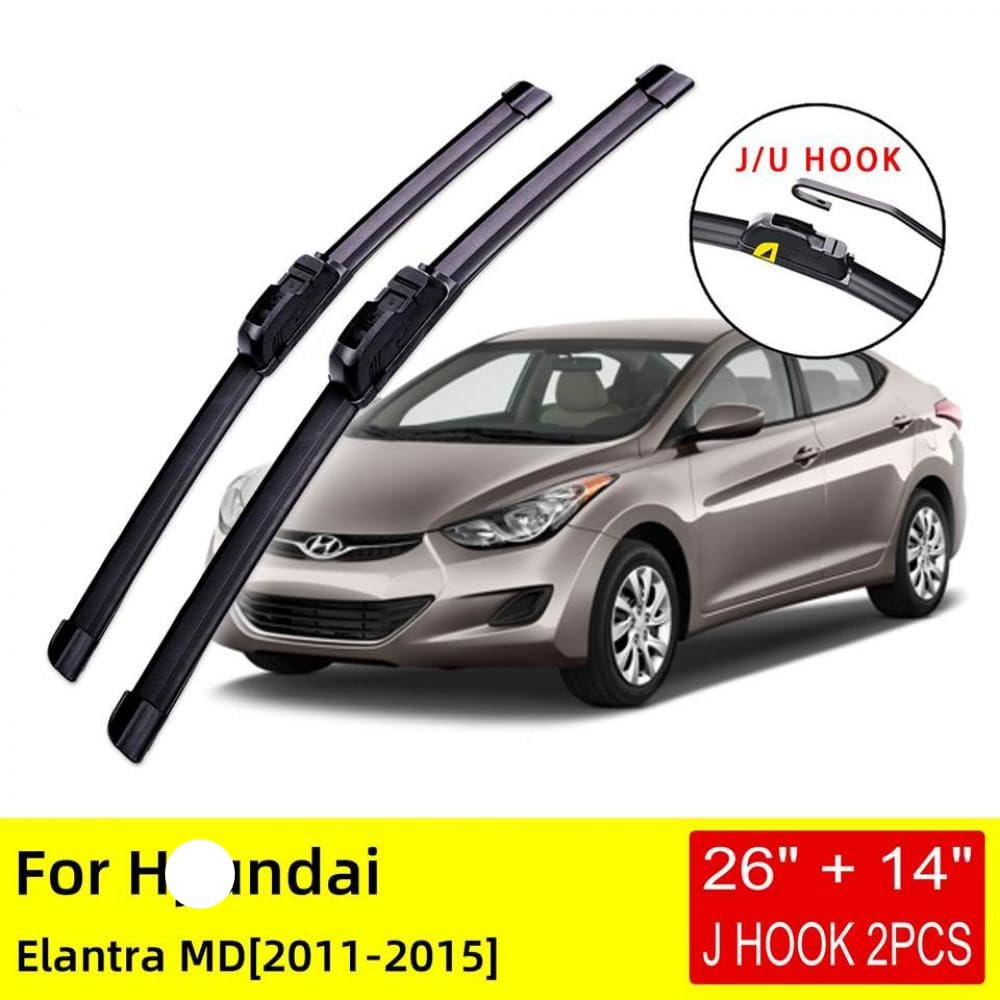 Front Wiper Cutter Accessoires kompatibel mit MD Models 2011 bis 2015 U J Hook(Left Hand Drive) von IVLAZLRG